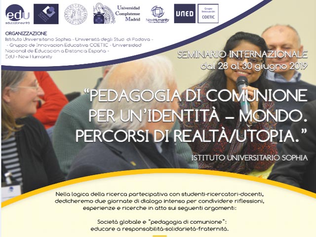 Invito-Seminario internazionale dal 28 al 30 giugno 2019